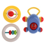 Maxbell 3 pieces Baby Toddler RattleToy Car Abacus Handbell Bed Bell Developmental Toy Comforting Crib Pram Toys Gift