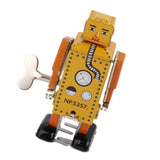 Maxbell Handmade Mechanical Clockwork Robot Lilliput Wind Up Walking Tin Toy Desktop Decor Xmas Gift