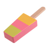 Maxbell Wooden Mini Colorful Popsicle Pretend Play Food Toy for Kids Toddlers (1 piece)