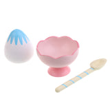 Maxbell Wooden Mini Blueberry Sundae Pretend Play Food Toy for Kids Toddlers (1 piece)