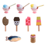 Maxbell Wooden Mini Blueberry Sundae Pretend Play Food Toy for Kids Toddlers (1 piece)