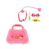 Maxbell Portable Doctor Nurse Tools and Case Kit Kids Pretend Role Play Toy Gift Pink A#