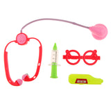 Maxbell Portable Doctor Nurse Tools and Case Kit Kids Pretend Role Play Toy Gift Pink A#