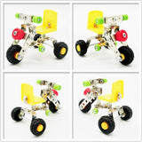 Maxbell Assembly Metal Model Motorbike Toy Building Puzzles Kids Intelligence Toy LX001