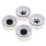 Maxbell 4pcs 1.9'' RC Crawler 1/10 Wheel Rim Hub for Axial SCX10 CC01 D90 RC4WD RCRUN White