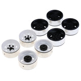 Maxbell 4pcs 1.9'' RC Crawler 1/10 Wheel Rim Hub for Axial SCX10 CC01 D90 RC4WD RCRUN White