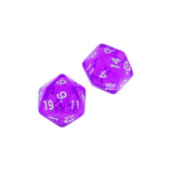 Maxbell 5pcs/set TRPG Game Dungeons & Dragons D20 Multi Sides Dice Set Toy Purple