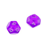 Maxbell NEW Multi-Sided Dice 5pcs/set TRPG Dungeons & Dragons D12 Play Games Purple