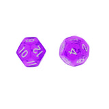 Maxbell NEW Multi-Sided Dice 5pcs/set TRPG Dungeons & Dragons D12 Play Games Purple
