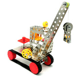 Maxbell Assembly Metal Crane Model Toy Building Puzzles Kids Intelligence Toy LX014