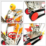 Maxbell Assembly Metal Crane Model Toy Building Puzzles Kids Intelligence Toy LX014