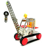 Maxbell Assembly Metal Crane Model Toy Building Puzzles Kids Intelligence Toy LX014