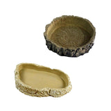 Maxbell 2Pcs WORM MEALWORM DISH FEEDER BOWL REPTILE VIVARIUM TERRARIUM LIZARD TURTLE