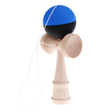 Maxbell Wooden Tribute Kendama Professional Japanese Traditional Game Toy Xmas Gift Black Blue