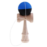 Maxbell Wooden Tribute Kendama Professional Japanese Traditional Game Toy Xmas Gift Black Blue