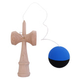 Maxbell Wooden Tribute Kendama Professional Japanese Traditional Game Toy Xmas Gift Black Blue