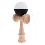 Maxbell Wooden Ball Tribute Kendama Kids Skill Stick Cup Ball Educational Toy Gift Black White