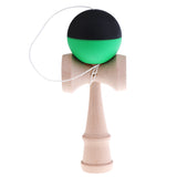 Maxbell 18cm Wooden Kendama Sword Ball Traditional Skillful Wood Toy family Entertainment Black Green