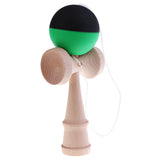 Maxbell 18cm Wooden Kendama Sword Ball Traditional Skillful Wood Toy family Entertainment Black Green