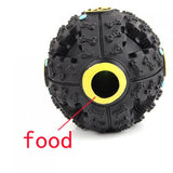 Maxbell Silicone Fantastic Dog Puppy Duck Quack Sound Food Ball Interactive Play Fun Toy Pet Supplies Black