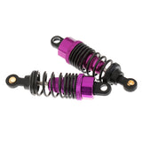 Maxbell 4 Pieces 1/10 RC Car Buggy Rear+Front Shock Absorber 102004 for 94101 94102 94103 94122 94123 Purple