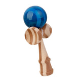 Maxbell Blue Paint Bamboo Kendama Toy Kid Learning Cup Ball String Stick Sport Game