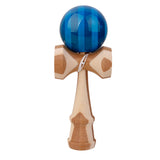 Maxbell Blue Paint Bamboo Kendama Toy Kid Learning Cup Ball String Stick Sport Game