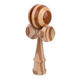 Maxbell Natural Bamboo Kendama Toy Kids Learning Cup Ball String Stick Sport Game