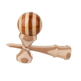 Maxbell Natural Bamboo Kendama Toy Kids Learning Cup Ball String Stick Sport Game