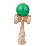 Maxbell Green Paint Bamboo Kendama Toy Kid Learning Cup Ball String Stick Sport Game