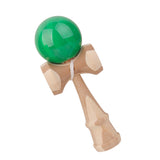 Maxbell Green Paint Bamboo Kendama Toy Kid Learning Cup Ball String Stick Sport Game