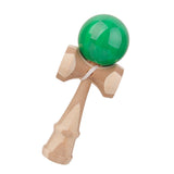 Maxbell Green Paint Bamboo Kendama Toy Kid Learning Cup Ball String Stick Sport Game