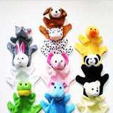 Maxbell 10Pcs Cartoon Animal Finger Hand Puppets Doll Baby Story Telling Props Educational Teaching Aids Pretend Play Toys