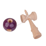 Maxbell Wooden Kendama Toys with Extra String- Purple