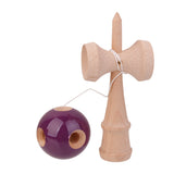 Maxbell Wooden Kendama Toys with Extra String- Purple