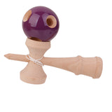 Maxbell Wooden Kendama Toys with Extra String- Purple