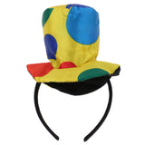 Maxbell Polka Dot Clown Costume Headband Hat+Jumbo Necktie Circus Party Fancy Dress