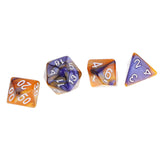 Maxbell 49PCS Double-Colors Polyhedral Dice 16mm for Dungeons and Dragons RPG MTG Games