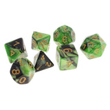 Maxbell 49PCS Double-Colors Polyhedral Dice 16mm for Dungeons and Dragons RPG MTG Games