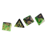 Maxbell 49PCS Double-Colors Polyhedral Dice 16mm for Dungeons and Dragons RPG MTG Games