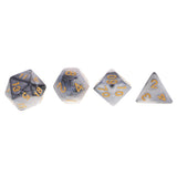 Maxbell 49PCS Double-Colors Polyhedral Dice 16mm for Dungeons and Dragons RPG MTG Games