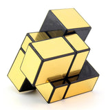 Maxbell Cool Gold Mirror Magic Cube Professional Smooth Speed Cube for Kids Adults