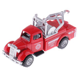 Maxbell Kids Toy Model Diecast Car 1:64 Vehicle Model Set (4 Pieces) Collection Gift - Fire Truck