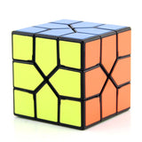 Maxbell 1 Piece MoYu Strange-shape Speed Cube Black Base Magic Cube 3x3x3 Puzzle Magic Cube Smoothly Quicky Twist Cube Durable ABS Puzzle Cube Kids Toddler Intelligence Toy