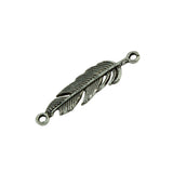 Maxbell 120pcs Vintage Feather Leaf Dream Catcher Charm Pendants Connector DIY Craft