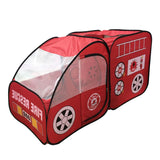 Maxbell Kids Childrens Playhouse Indoor Outdoor Pop Up Fire Truck Car Play Tent Toy