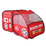 Maxbell Kids Childrens Playhouse Indoor Outdoor Pop Up Fire Truck Car Play Tent Toy