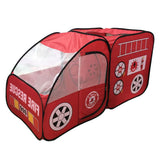 Maxbell Kids Childrens Playhouse Indoor Outdoor Pop Up Fire Truck Car Play Tent Toy