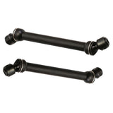 Maxbell 2 Pieces Black Stainless Steel Drive Shaft Drive Axle 105-150mm for RC Crawlers 1/10 D90 SCX10