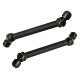 Maxbell 2 Pieces Black Stainless Steel Drive Shaft Drive Axle 105-150mm for RC Crawlers 1/10 D90 SCX10